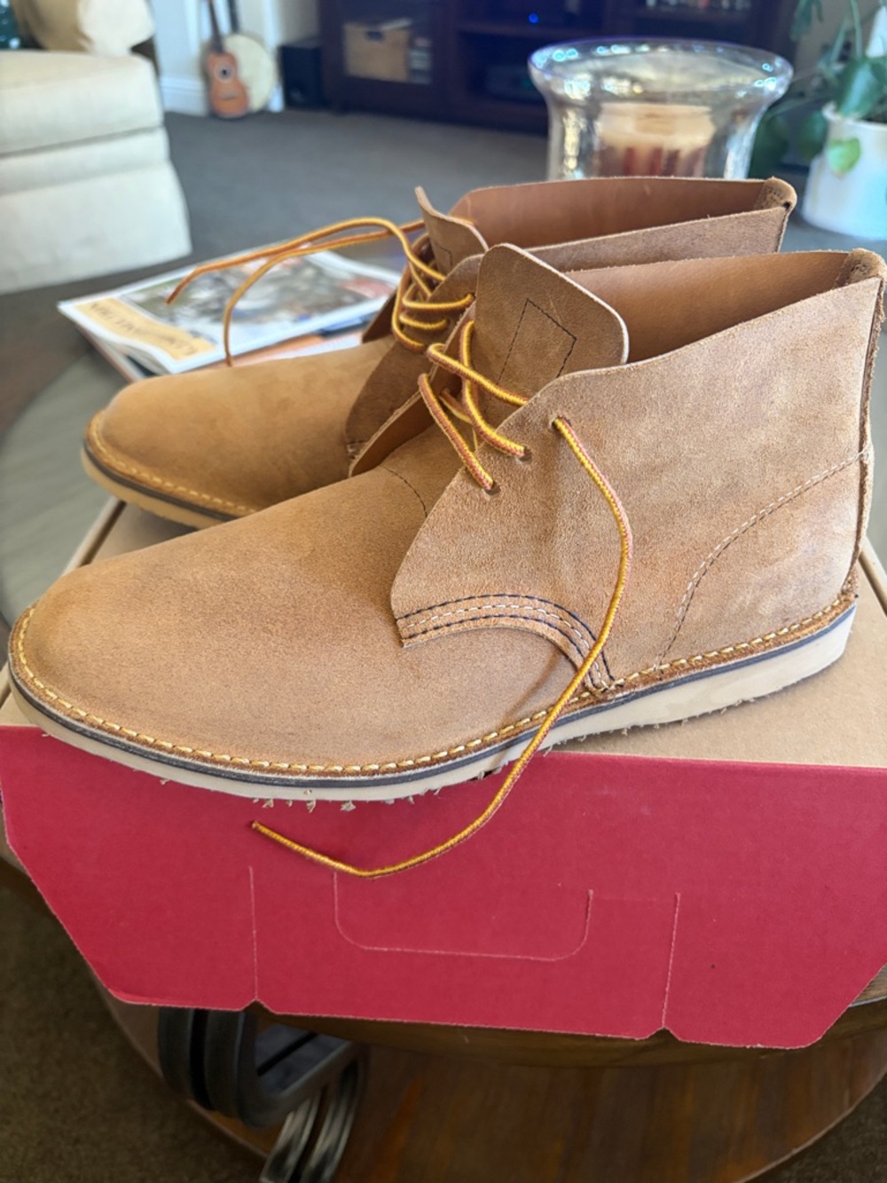 Red Wing 3321 Weekender Chukka Hawthorne Muleskinner 10D new in box - Picture 7 of 11
